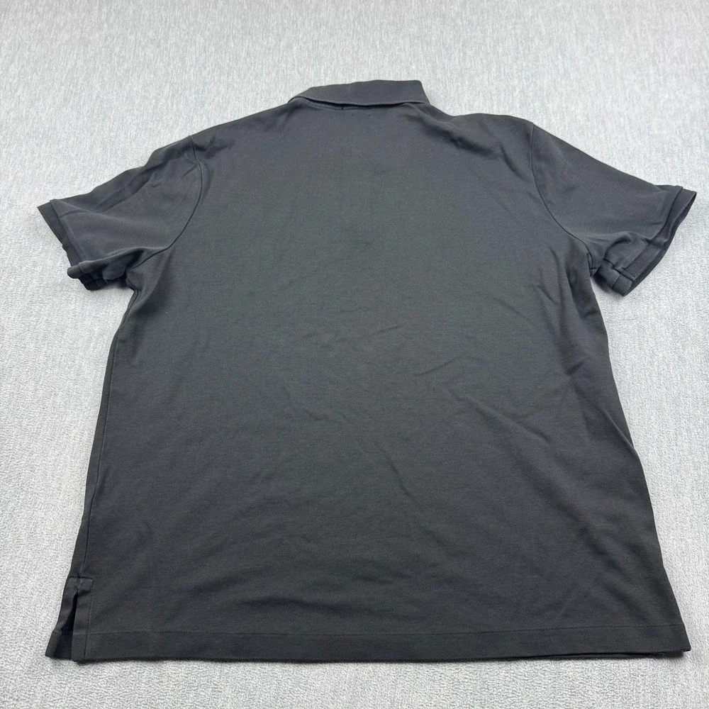 Polo Ralph Lauren Shirt Mens Large Black Short Sleeve Pony Rugby‎ Classic Casual